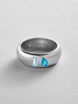 BaubleBar Aquamarine|Blue Zircon - 
    Personalized crystal ring
  
