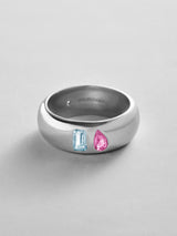 BaubleBar Aquamarine|Rose - 
    Personalized crystal ring
  
