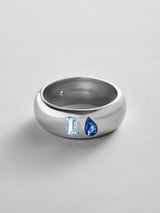 BaubleBar Aquamarine|Sapphire - 
    Personalized crystal ring
  

