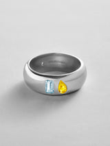 BaubleBar Aquamarine|Topaz - 
    Personalized crystal ring
  
