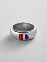 BaubleBar Garnet|Amethyst - 
    Personalized crystal ring
  
