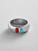 BaubleBar Garnet|Blue Zircon - 
    Personalized crystal ring
  
