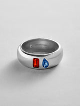 BaubleBar Garnet|Sapphire - 
    Personalized crystal ring
  
