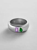 BaubleBar Light Amethyst|Emerald - 
    Personalized crystal ring
  
