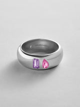 BaubleBar Light Amethyst|Rose - 
    Personalized crystal ring
  
