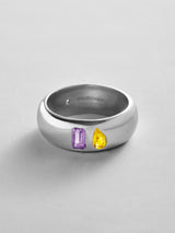 BaubleBar Light Amethyst|Topaz - 
    Personalized crystal ring
  
