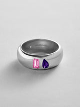BaubleBar Rose|Amethyst - 
    Personalized crystal ring
  
