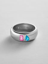BaubleBar Rose|Blue Zircon - 
    Personalized crystal ring
  
