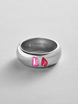 BaubleBar Rose|Ruby - 
    Personalized crystal ring
  
