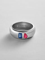 BaubleBar Sapphire|Ruby - 
    Personalized crystal ring
  
