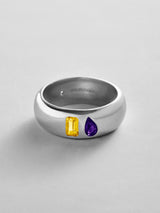 BaubleBar Topaz|Amethyst - 
    Personalized crystal ring
  
