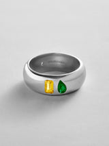 BaubleBar Topaz|Emerald - 
    Personalized crystal ring
  
