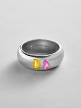 BaubleBar Topaz|Rose - 
    Personalized crystal ring
  
