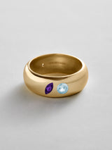 BaubleBar Amethyst|Aquamarine - 
    Personalized crystal ring
  
