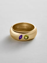 BaubleBar Amethyst|Peridot - 
    Personalized crystal ring
  
