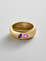 BaubleBar Amethyst|Rose - 
    Personalized crystal ring
  
