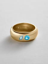 BaubleBar Aquamarine|Blue Zircon - 
    Personalized crystal ring
  
