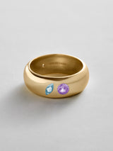 BaubleBar Aquamarine|Light Amethyst - 
    Personalized crystal ring
  
