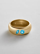 BaubleBar Blue Zircon|Blue Zircon - 
    Personalized crystal ring
  
