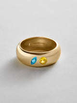 BaubleBar Blue Zircon|Topaz - 
    Personalized crystal ring
  
