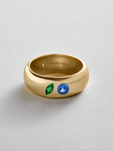 BaubleBar Emerald|Sapphire - 
    Personalized crystal ring
  
