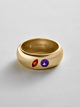 BaubleBar Garnet|Amethyst - 
    Personalized crystal ring
  
