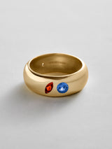BaubleBar Garnet|Sapphire - 
    Personalized crystal ring
  
