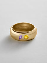 BaubleBar Light Amethyst|Topaz - 
    Personalized crystal ring
  
