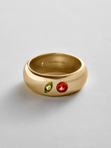 BaubleBar Peridot|Garnet - 
    Personalized crystal ring
  
