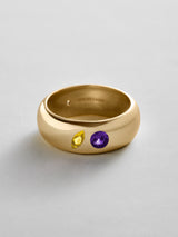 BaubleBar Topaz|Amethyst - 
    Personalized crystal ring
  
