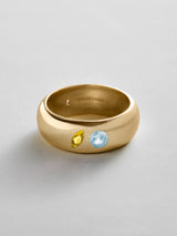 BaubleBar Topaz|Aquamarine - 
    Personalized crystal ring
  
