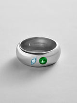 BaubleBar Aquamarine|Emerald - 
    Personalized crystal ring
  
