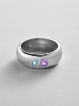 BaubleBar Aquamarine|Light Amethyst - 
    Personalized crystal ring
  
