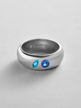 BaubleBar Blue Zircon|Sapphire - 
    Personalized crystal ring
  

