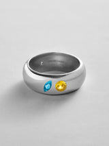 BaubleBar Blue Zircon|Topaz - 
    Personalized crystal ring
  
