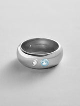 BaubleBar Crystal|Aquamarine - 
    Personalized crystal ring
  
