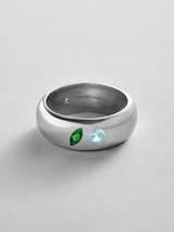 BaubleBar Emerald|Aquamarine - 
    Personalized crystal ring
  
