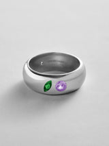 BaubleBar Emerald|Light Amethyst - 
    Personalized crystal ring
  
