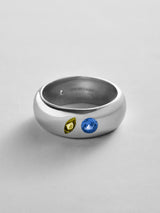 BaubleBar Peridot|Sapphire - 
    Personalized crystal ring
  
