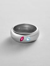 BaubleBar Ruby|Aquamarine - 
    Personalized crystal ring
  
