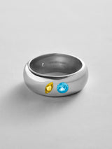 BaubleBar Topaz|Blue Zircon - 
    Personalized crystal ring
  
