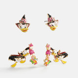 Disney Donald Duck & Daisy Duck Halloween Earring Set