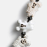 Disney Mickey Mouse Ghost Trio Bag Charm - White