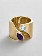 BaubleBar Amethyst|Aquamarine - 
    Personalized crystal ring
  
