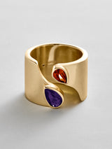 BaubleBar Amethyst|Garnet - 
    Personalized crystal ring
  
