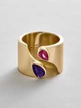 BaubleBar Amethyst|Ruby - 
    Personalized crystal ring
  
