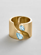 BaubleBar Aquamarine|Aquamarine - 
    Personalized crystal ring
  
