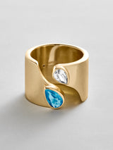BaubleBar Blue Zircon|Crystal - 
    Personalized crystal ring
  
