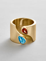 BaubleBar Blue Zircon|Garnet - 
    Personalized crystal ring
  
