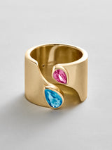 BaubleBar Blue Zircon|Rose - 
    Personalized crystal ring
  
